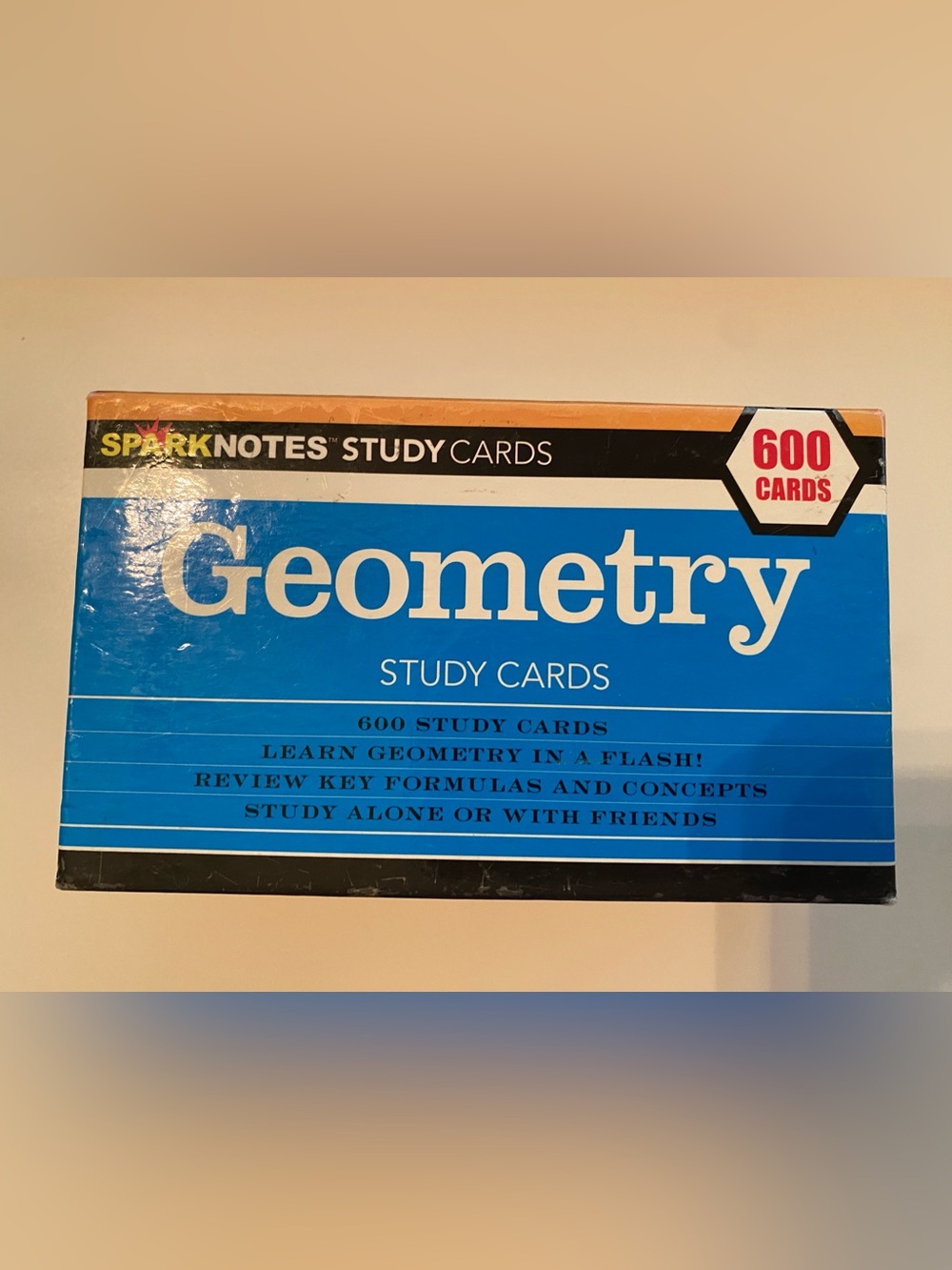 Geometry Study Cards - SparkNotes - LNIB - 600 Cards